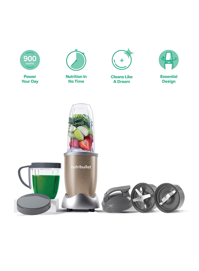 Premium Multi-Function High Speed Blender 7 Piece Set (Copper Grey, 900 mL) 900W Professional Kitchen Appliance wgyu5