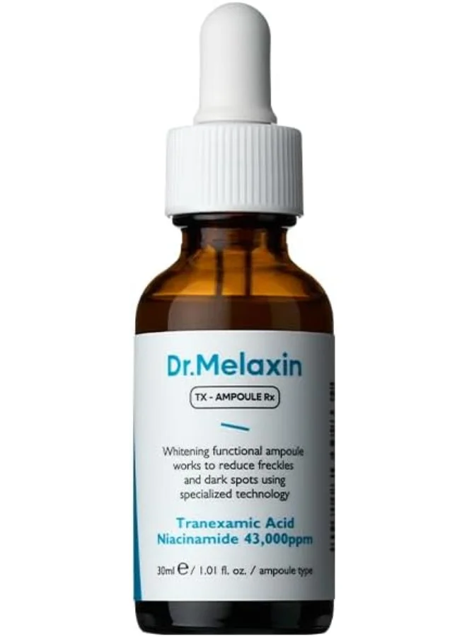 Dr. Melaxin TX Ampoule Rx Concentrated Facial Serum (Premium Skincare for Even Skin Tone, 30 mL) 0smim