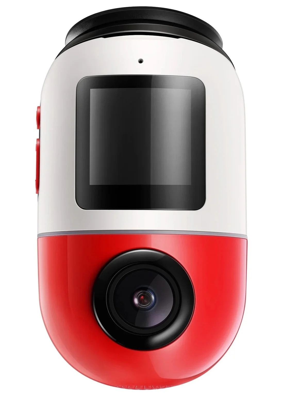 Omni 360 Degree Dash Camera 1080P 60FPS High-Definition Vehicle Recorder with 128GB eMMC Storage (Red, 128GB) r92gg