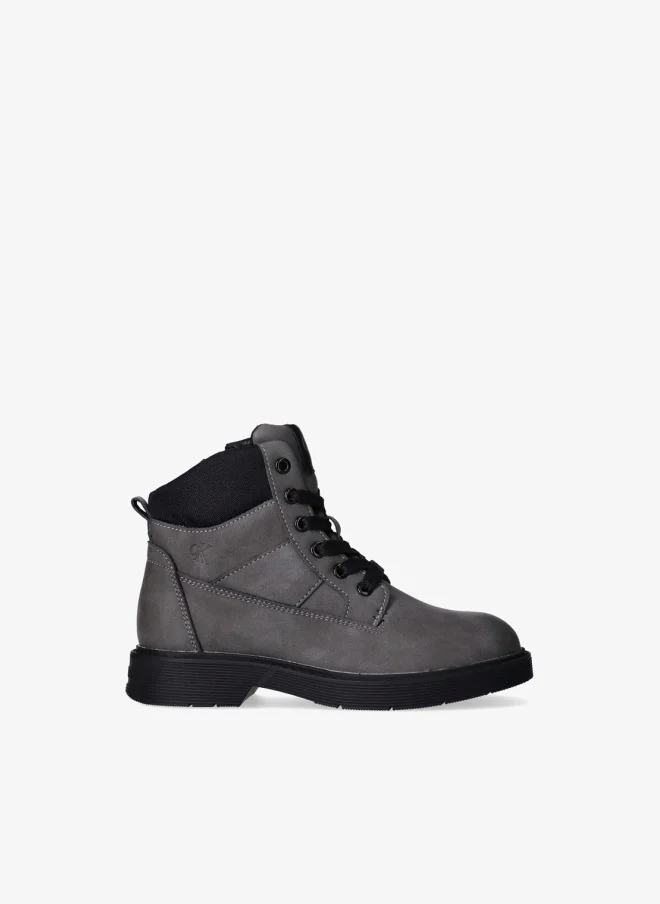 Premium Kids Casual Ankle Boots Durable Everyday Footwear for Boys and Girls (Black, 20 cm) q7jqi