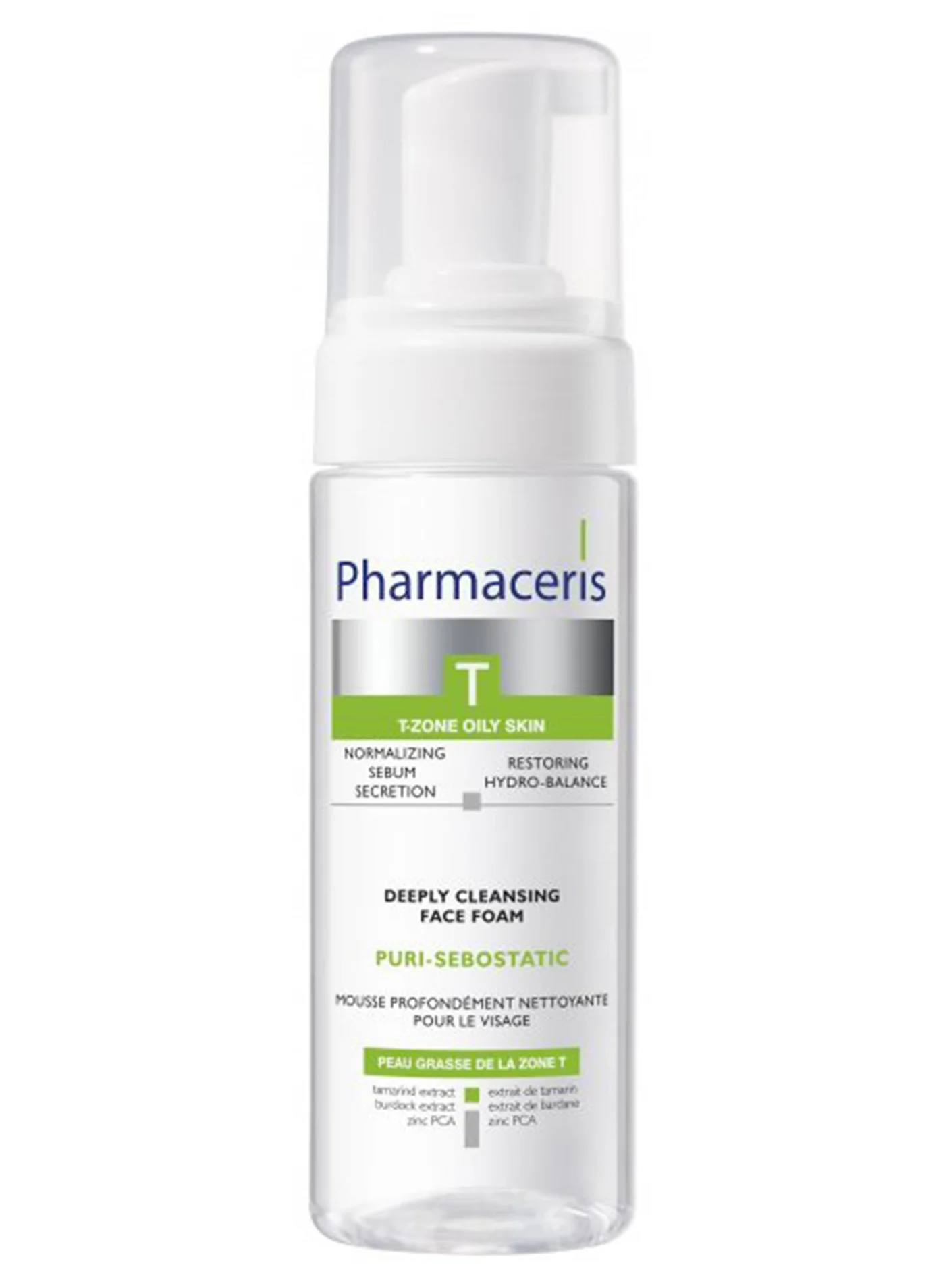 Pharmaceris T-Zone Puri-Sebostatic Deeply Cleansing Face Foam for Oily and Combination Skin (150 mL) g7f8b
