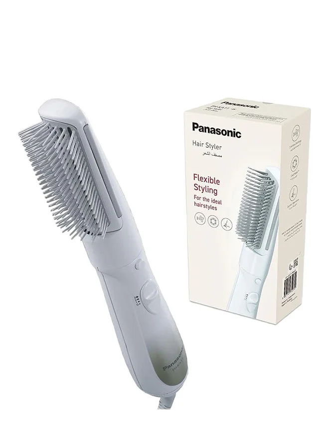 Premium Hair Styler Blow Brush Professional Hot Air Styling Tool (White, 1 Piece) ddwc3