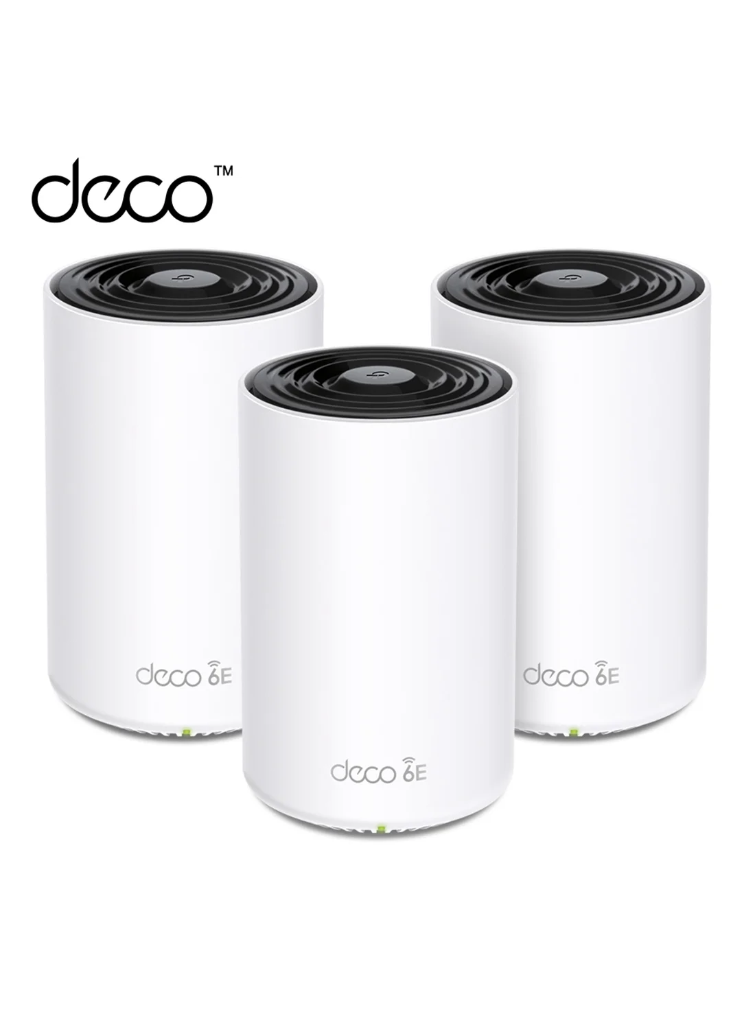 Premium Tri-Band Whole Home Mesh Wi-Fi 6E System AXE5400 AI-Driven Router (White, 3-Pack) 2qf8w