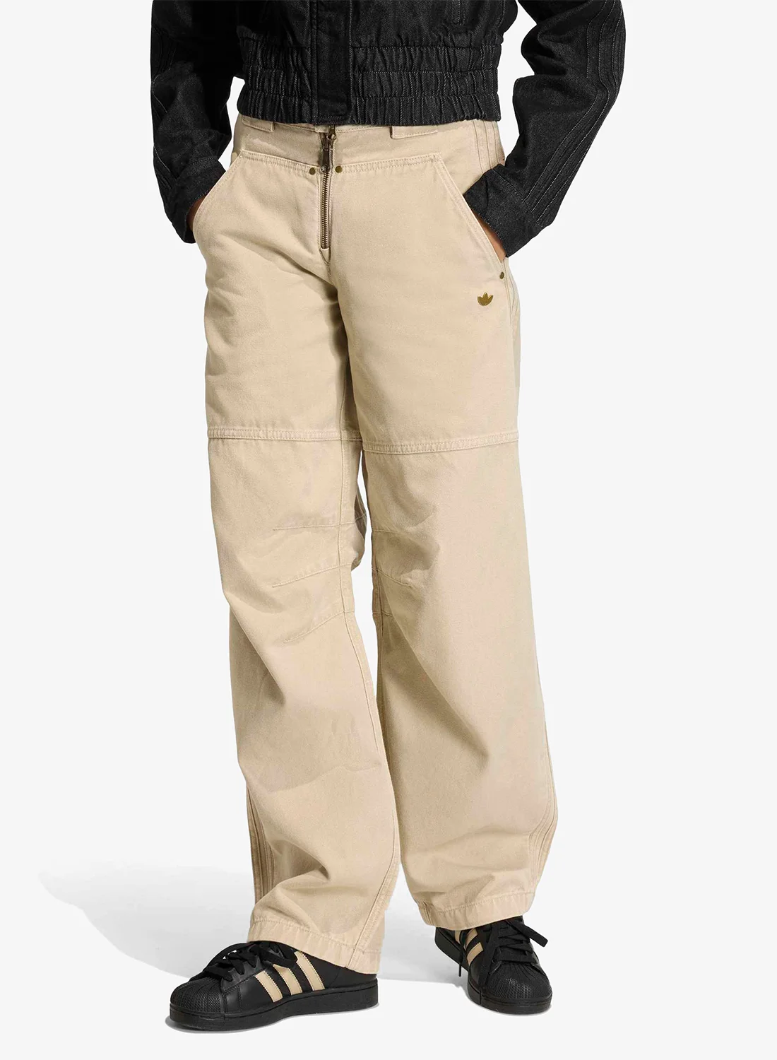 Sport Originals Canvas Loose Pants Premium Casual Trousers for Men and Women (Unisex, Beige) a5zcr