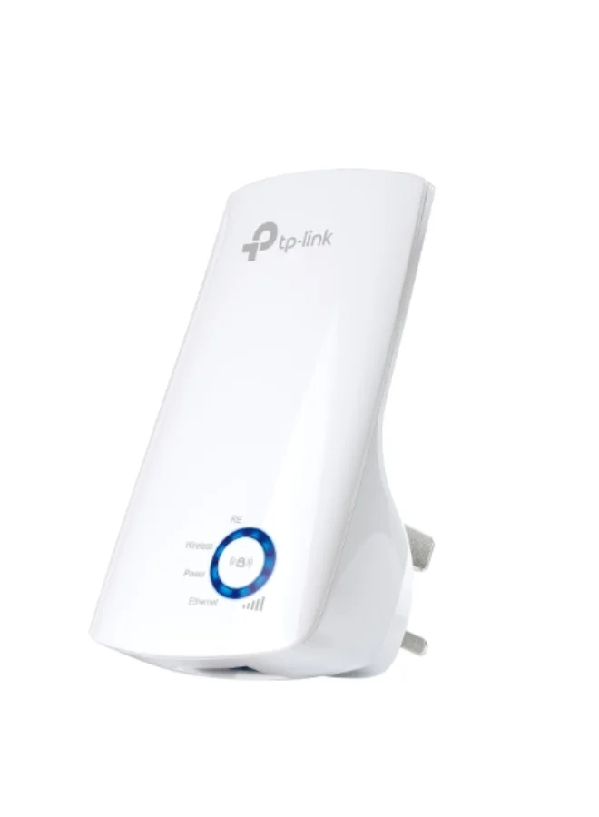 Premium Wi-Fi Range Extender 300Mbps Wireless Signal Booster with Ethernet Port (White, 1 Unit) uybl6