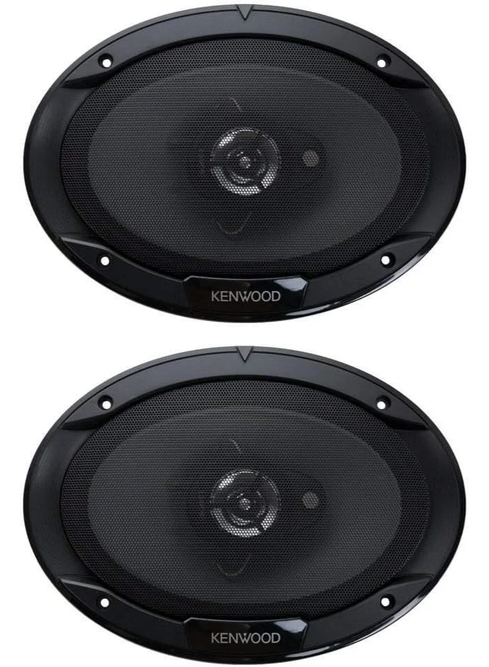 Premium 3-Way Coaxial Car Speakers 6 x 9 Inch 400W Flush Mount Audio System (Pair) 1atx7
