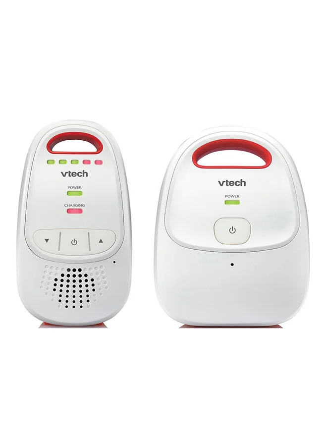 Digital Audio Baby Monitor with DECT Technology and 300M Long Range (White, 1 Pack) n85d9