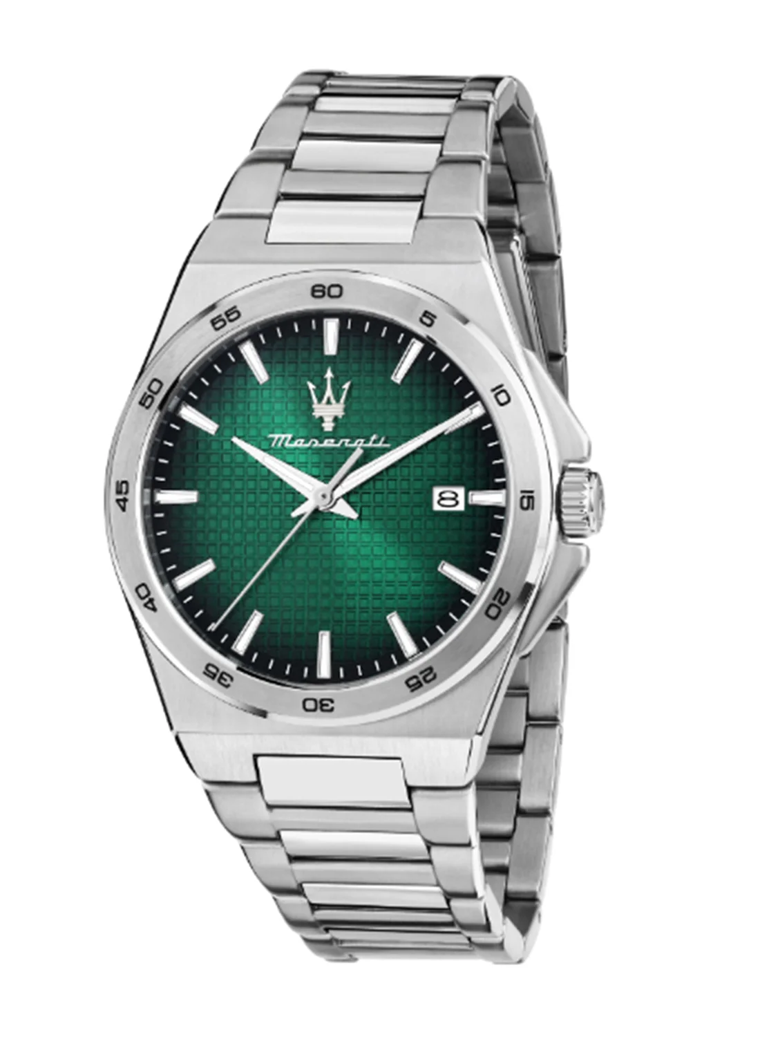 Premium Stainless Steel Chronograph Watch for Men (Green Dial, 40mm) - Elegant Professional Timepiece 192du