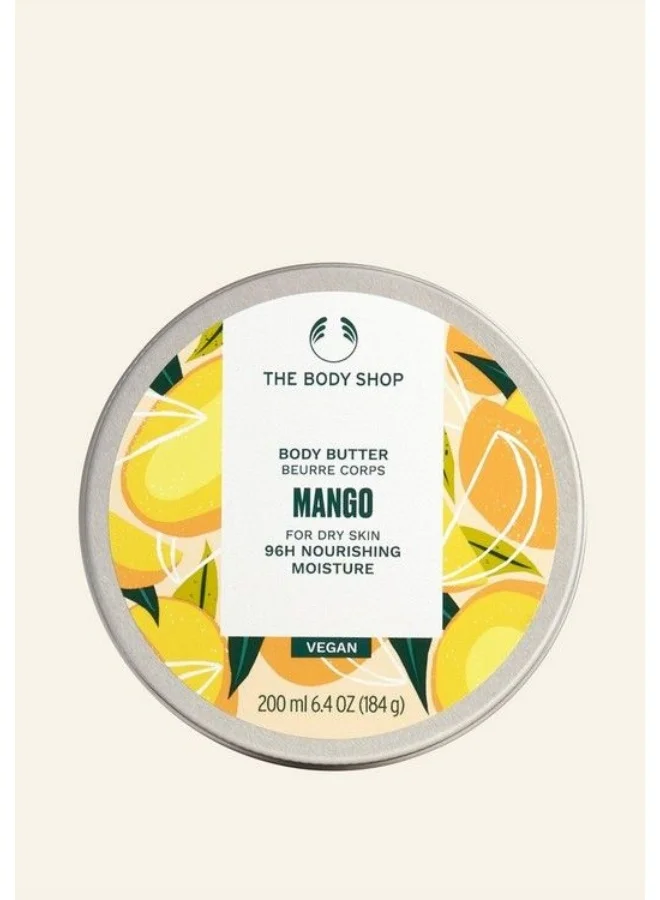 Premium Mango Body Butter Deeply Hydrating Moisturizer with Shea Butter and Mango Seed Oil for Dry Skin (200 mL) 82fot