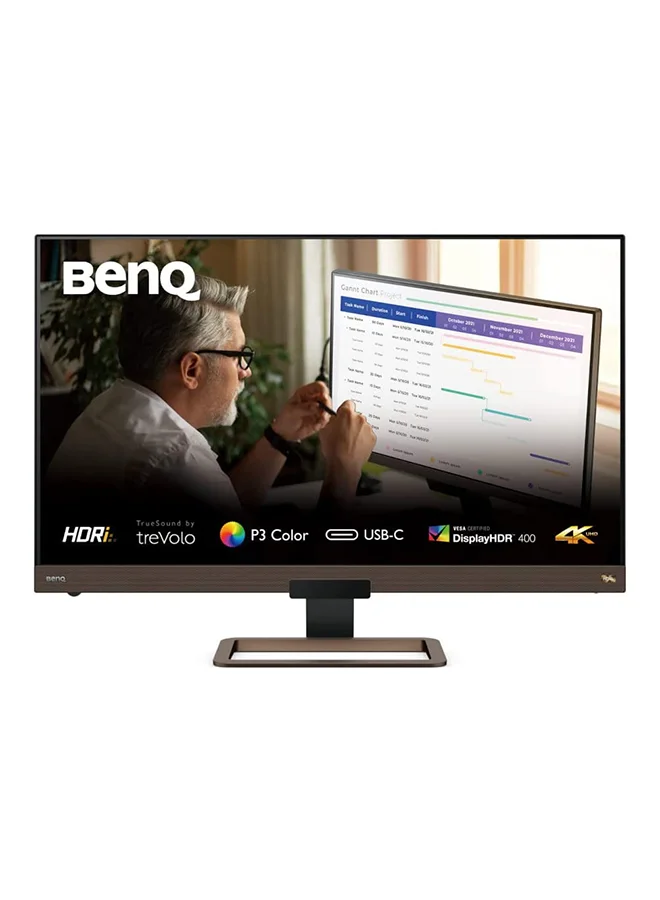 Premium 32-inch 4K UHD IPS LED Monitor HDR Entertainment Display (Metallic Brown, 81 cm) o3o19
