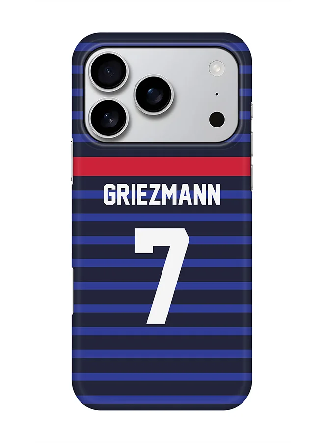 Stylizedd Magnetic Protective Phone Case for 17 Pro Slim Fit Matte Finish Football France Griezmann Design 166db