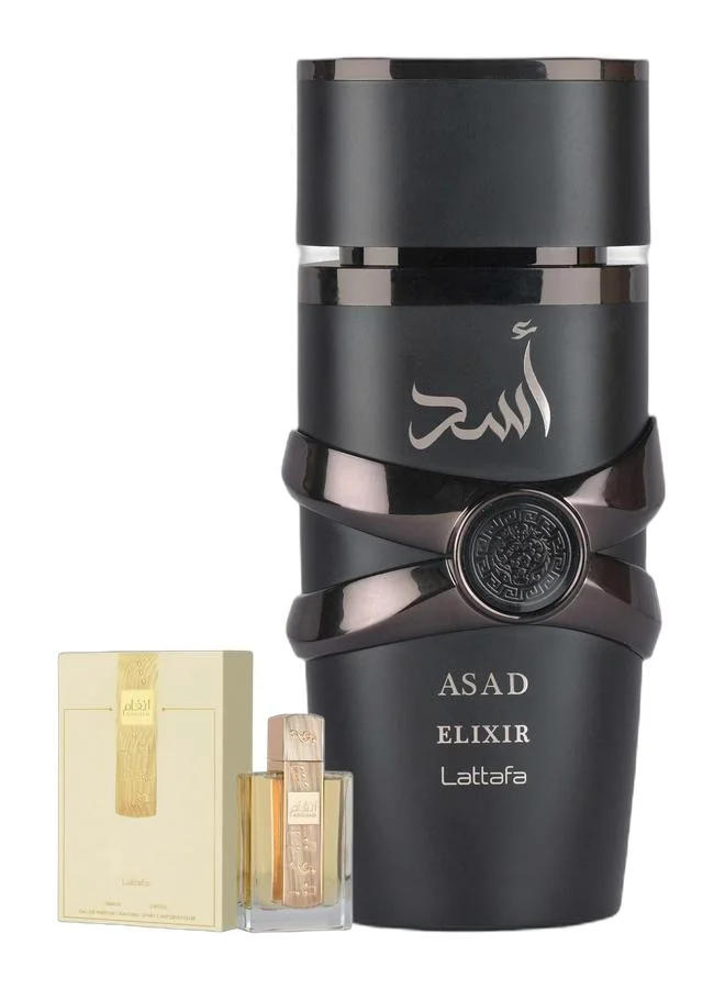 Lattafa Premium Fragrance Duo Set Angham and Asad Elixir Eau de Parfum (2 x 100 mL) o5ctz
