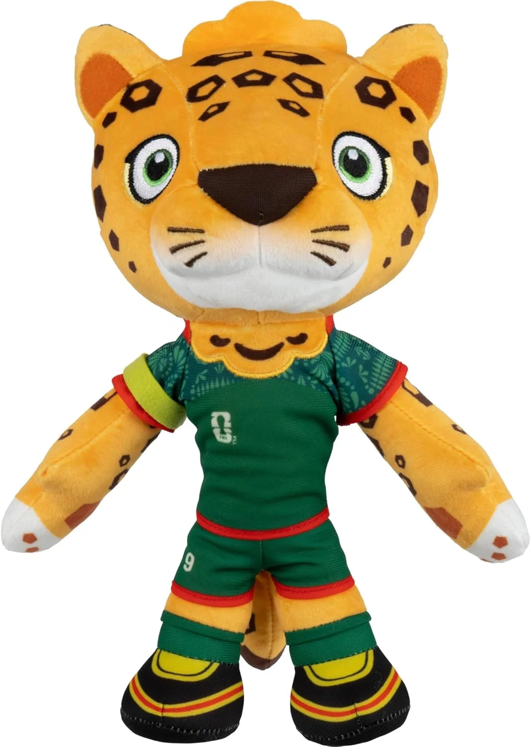 World Cup 2026 Mexico Mascot Plush Toy - Zayu The Jaguar with Green Uniform (20 cm) 5nz53