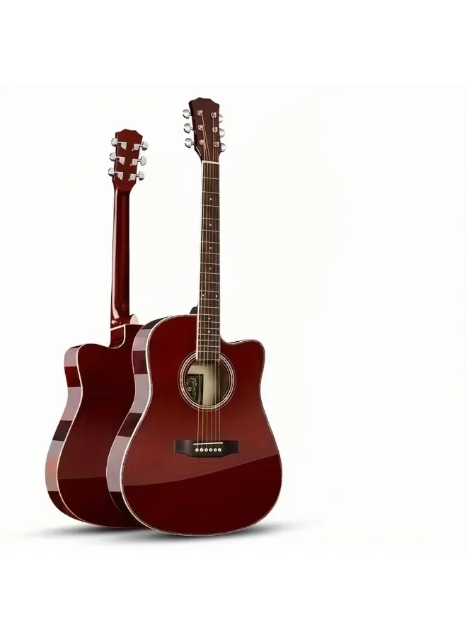 Megarya Acoustic Guitar Full Size 6-String Musical Instrument (Wood, 104 cm) 1gbht