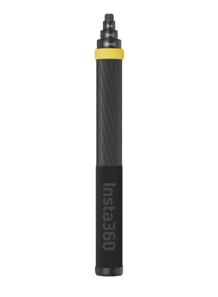 Premium Extended Selfie Stick for Panoramic Action Cameras (Black, 114 cm) ot6iu