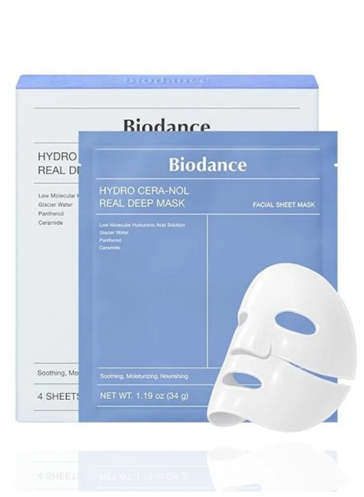 Biodance Hydro Cera-nol Real Deep Mask for Intense Hydration and Skin Barrier Support (34g) d6iy6