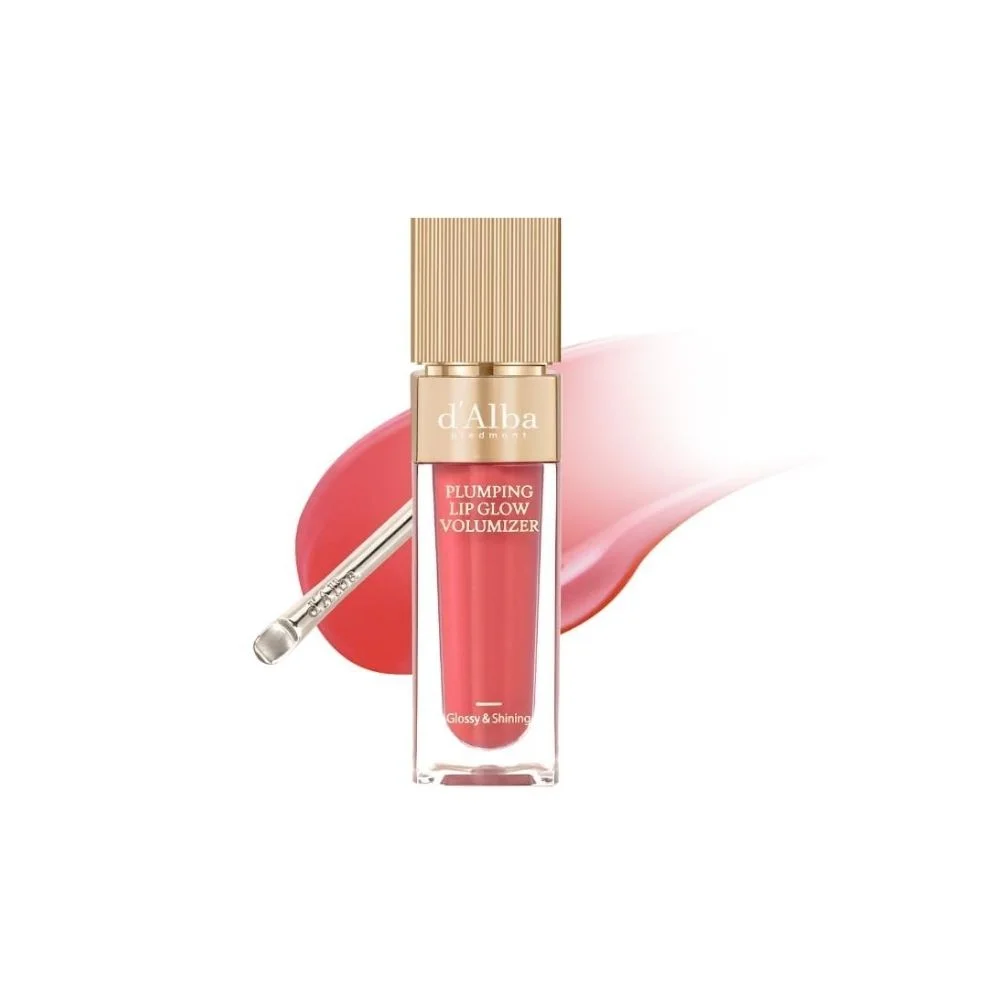d'Alba Plumping Lip Glow Mood Volumizer (Posh Rose, 5 mL) qtzlj