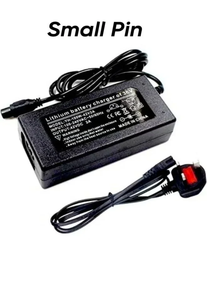 Gulf Trend Universal 36V Battery Charger for Electric Scooter and Hoverboard (Fast Charging, Overcharge Protection, Portable) 5esw5