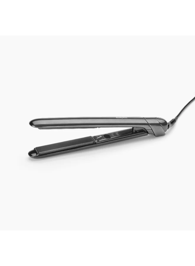 Premium Titanium Hair Straightener with Ionic Ceramic Plates (24mm, Gray) 2y8wt
