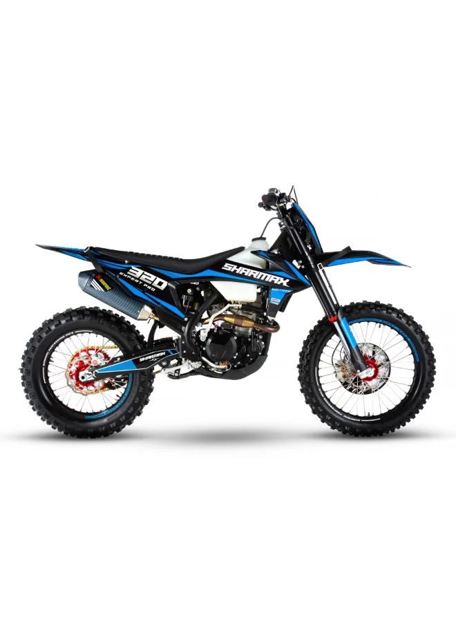 Sharmax Expert Pro 320 Hard Enduro Motorcycle 300cc 4-Stroke Liquid-Cooled 37 HP 6-Speed (300cc) xxbwe