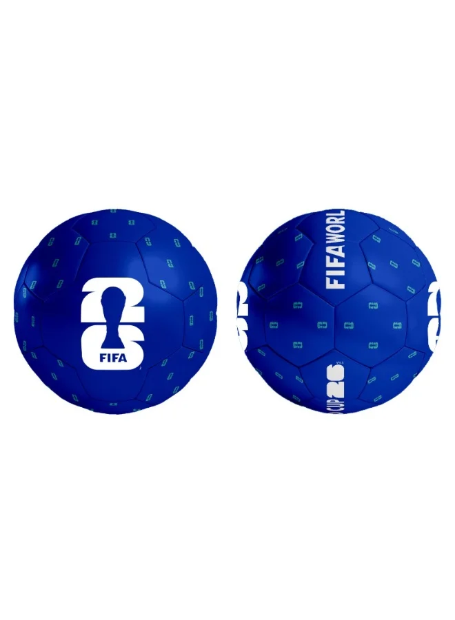 FIFA Official Football World Cup 2026 Match Ball (Blue, Size 5) 8waa7