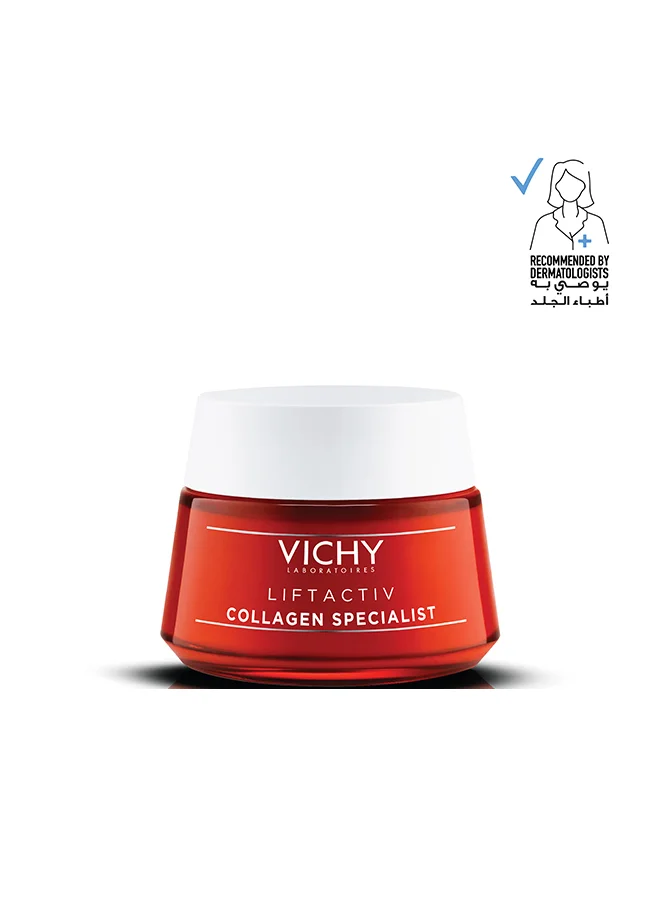 Vichy Liftactiv Collagen Specialist Face Cream for Mature Skin (50 mL) tgjc9