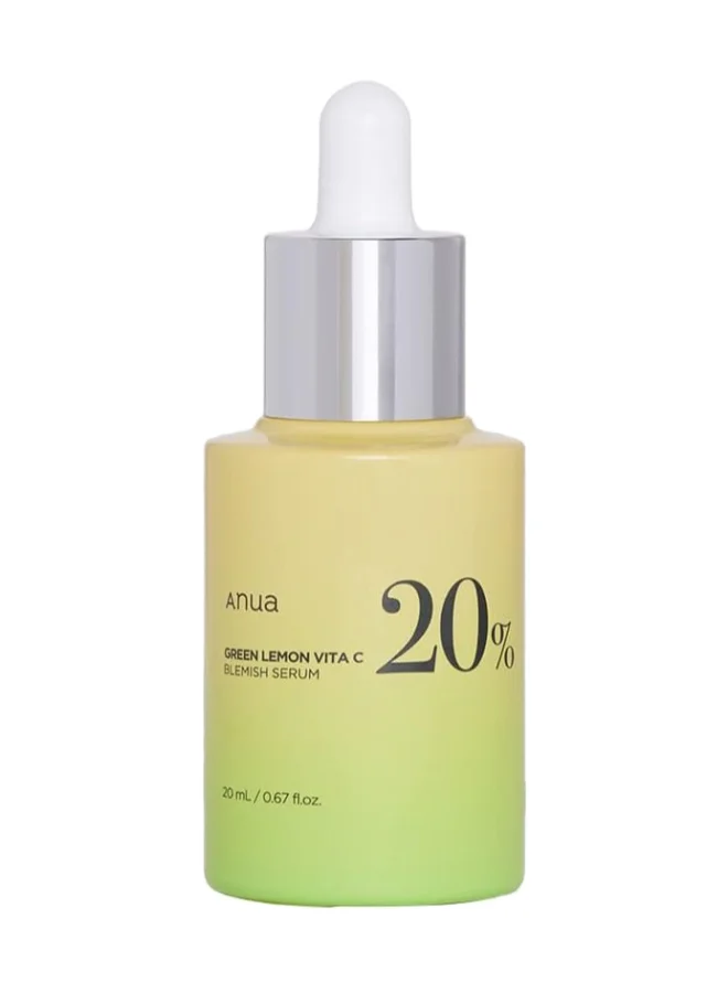Anua Green Lemon Vitamin C Blemish Serum Premium Brightening Face Care (20 mL) ixzmf