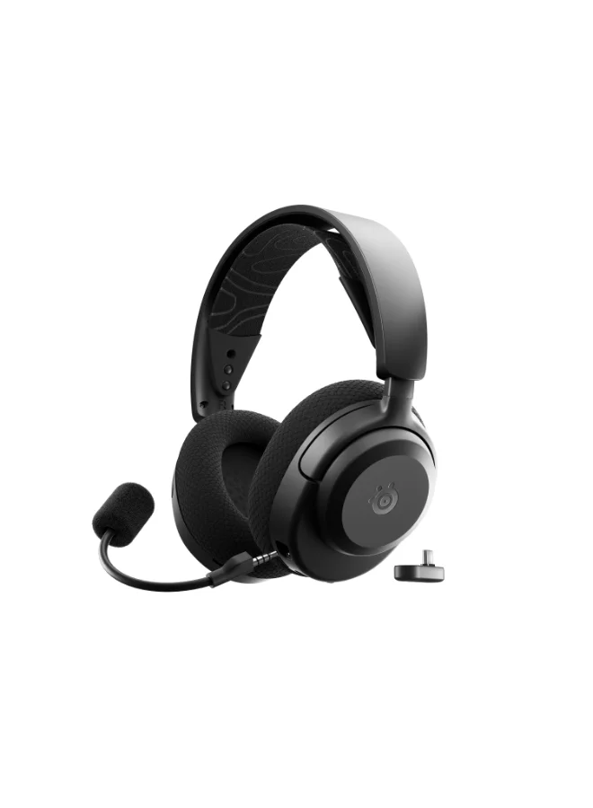Premium Multi-Platform Wireless Gaming Headset with Detachable Microphone and Bluetooth Connectivity (Black) z6yj6