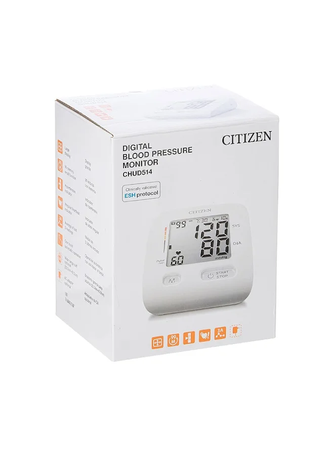 CITIZEN Digital Blood Pressure Monitor Upper Arm Automatic Measurement Device (1 Unit) 6o1pz