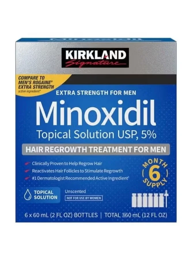 Premium Hair Density Support Solution (6-Piece Set, 360 mL) - For Thinning-Prone Hair ii2rt