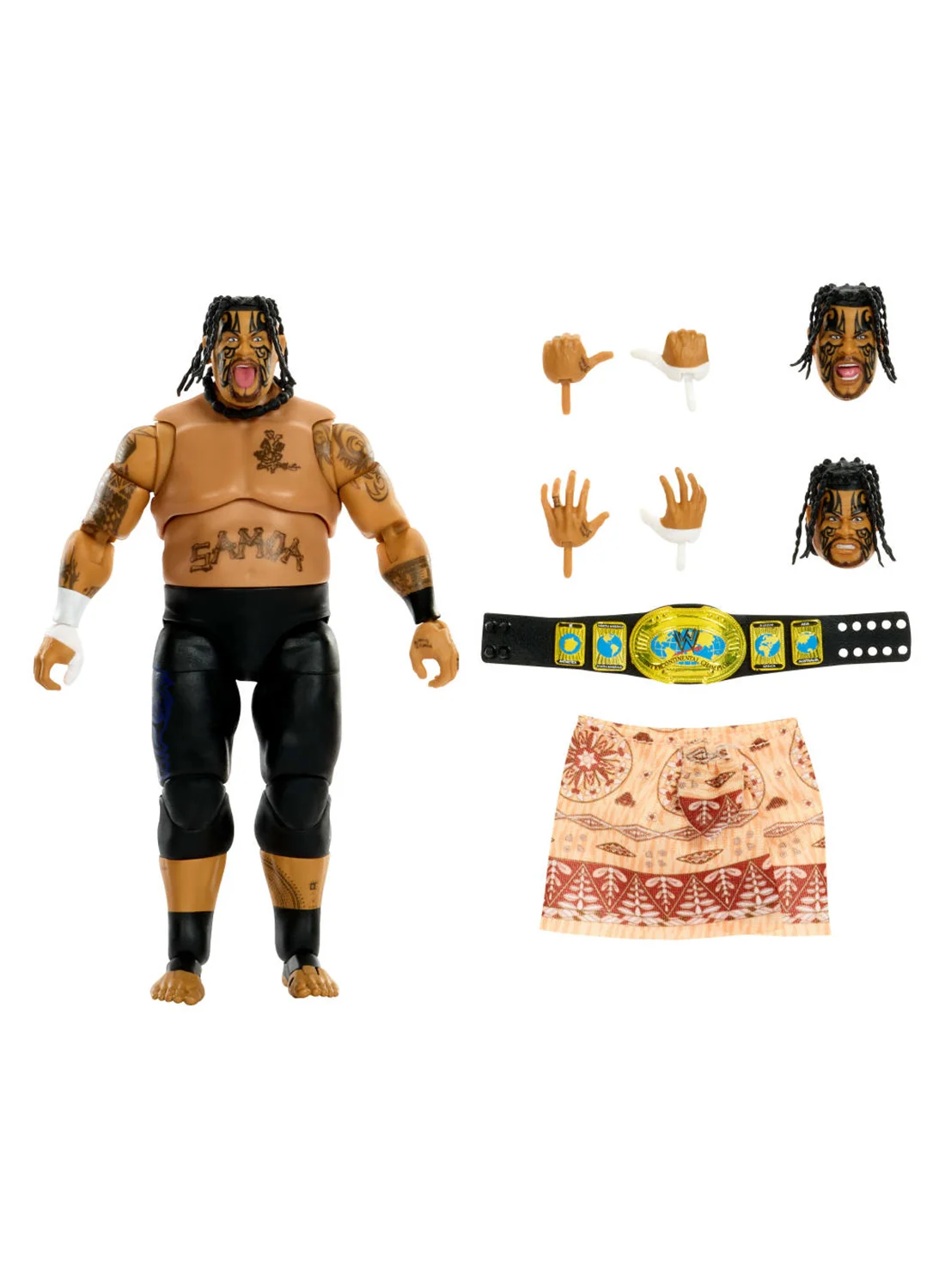 Premium Wrestling Action Figure Collectible Set with Swappable Heads and Hands (15 cm) g2ivg