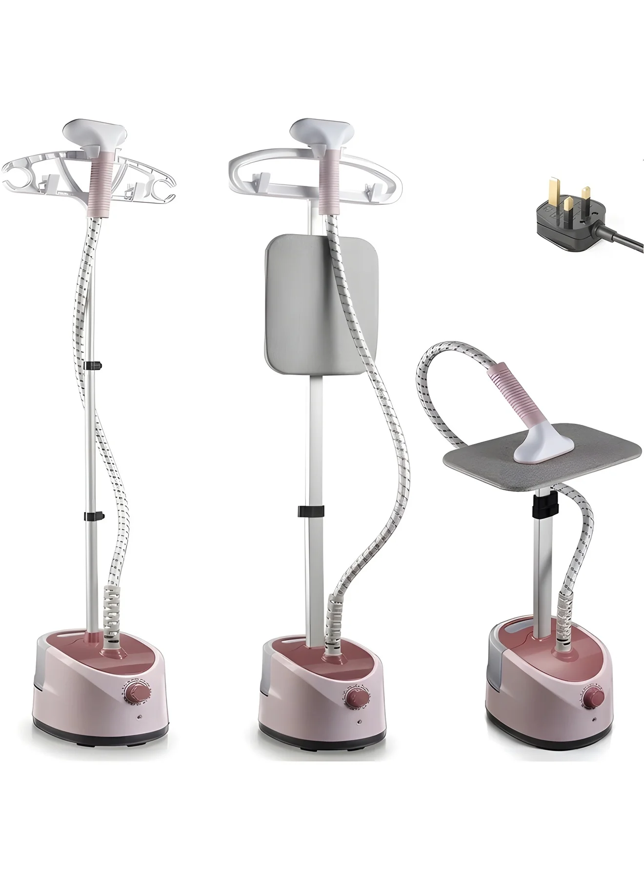Beauenty 2000W Vertical Garment Steamer with Ironing Board and Stainless Steel Nozzle (Adjustable Height) 4d3yf