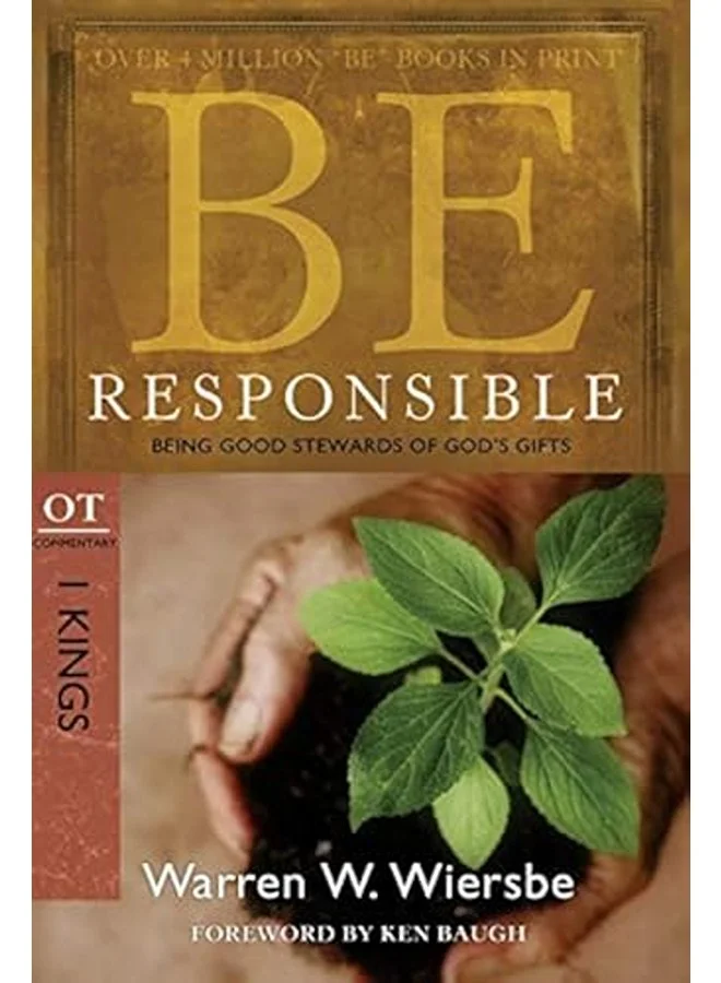 Be Responsible (1 Kings) Inspirational Wall Art Decor (Premium Canvas Print, 30 cm x 40 cm) oq38l