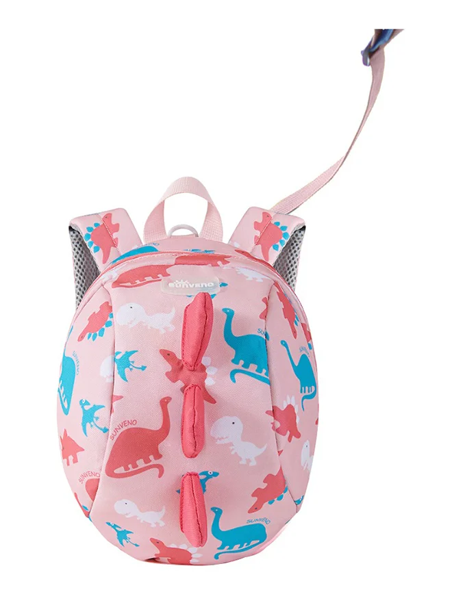 Sunveno Kids Backpack Dinosaur Pattern Lightweight School Bag for Toddlers (Pink, 30 cm x 25 cm x 10 cm) dasth