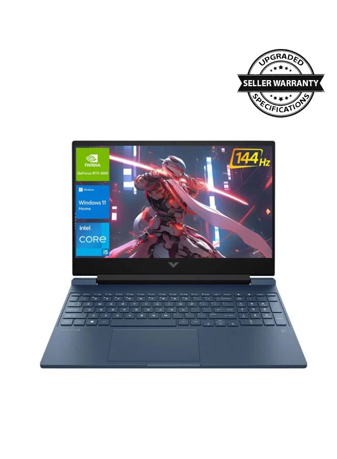 Premium Gaming Laptop 15.6-Inch Display Intel Core i5 32GB RAM 1TB SSD 4GB RTX 3050 Graphics Windows 11 Pro (Blue, 15.6-Inch) rz010