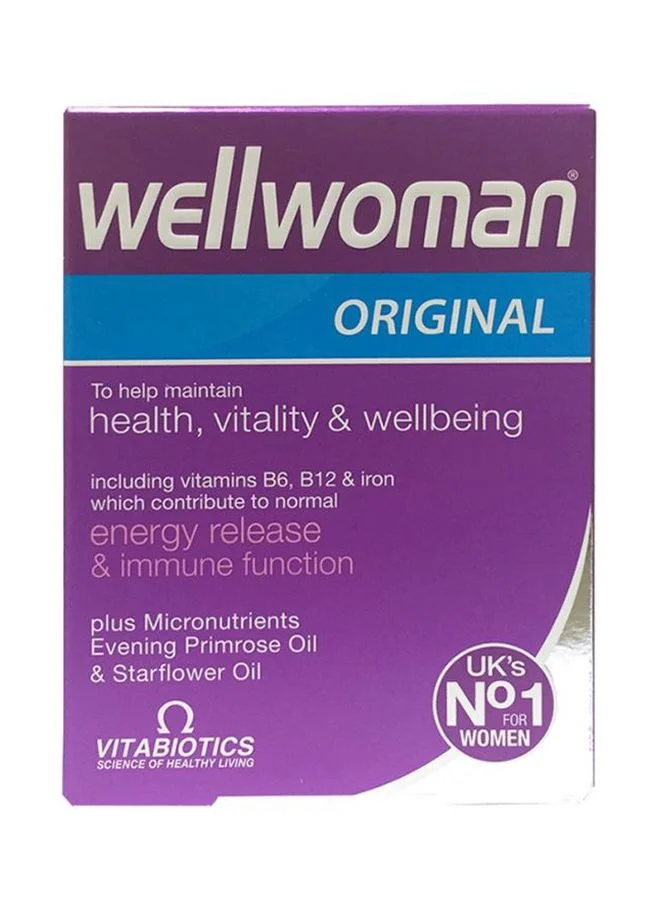 Vitabiotics Wellwoman Original Daily Multivitamin Supplement for Women (30 Capsules) ezmiz