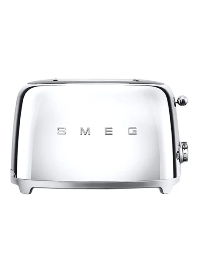 Retro Aesthetic 2-Slice Toaster Premium Countertop Electric Bread Toaster (White, 1035W) ektll