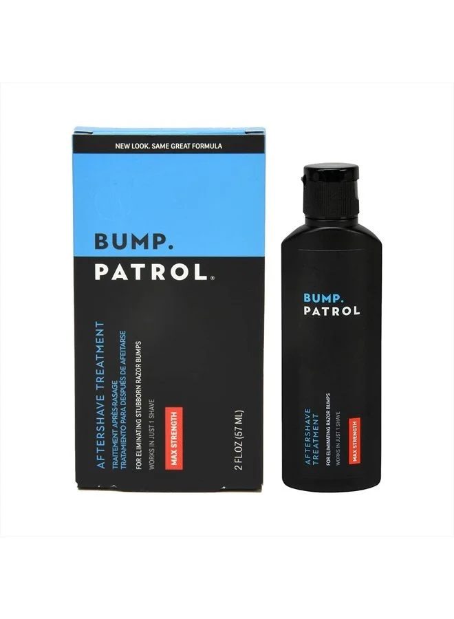 Bump Patrol Aftershave Solution for Razor Bumps and Ingrown Hairs (Premium Grooming Formula, 60 mL) y9dz9
