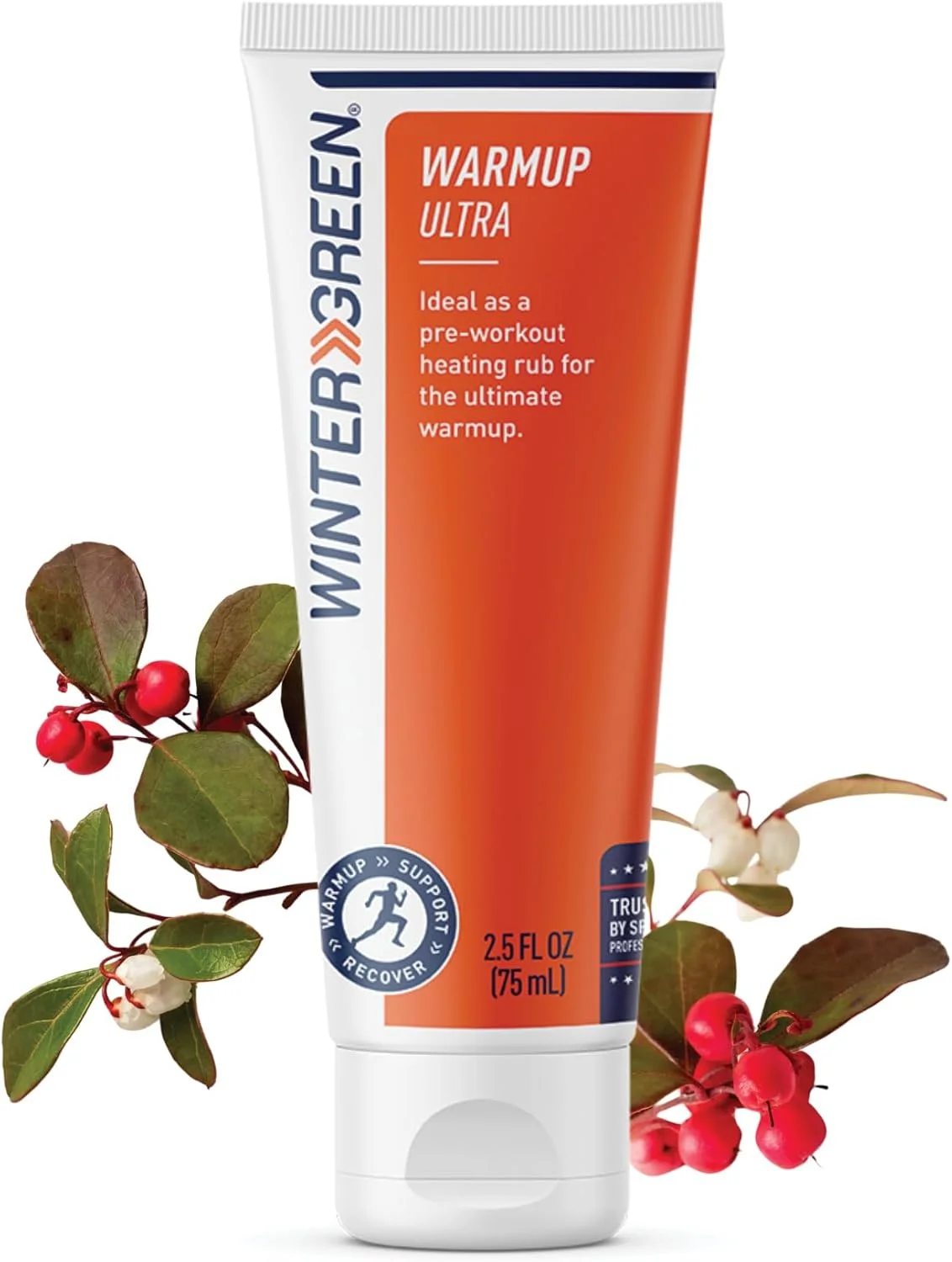 Wintergreen Muscle Warmup Lotion Premium Heating Rub with Menthol and Capsicum for Pre-Workout Recovery (740 mL) qwrqn