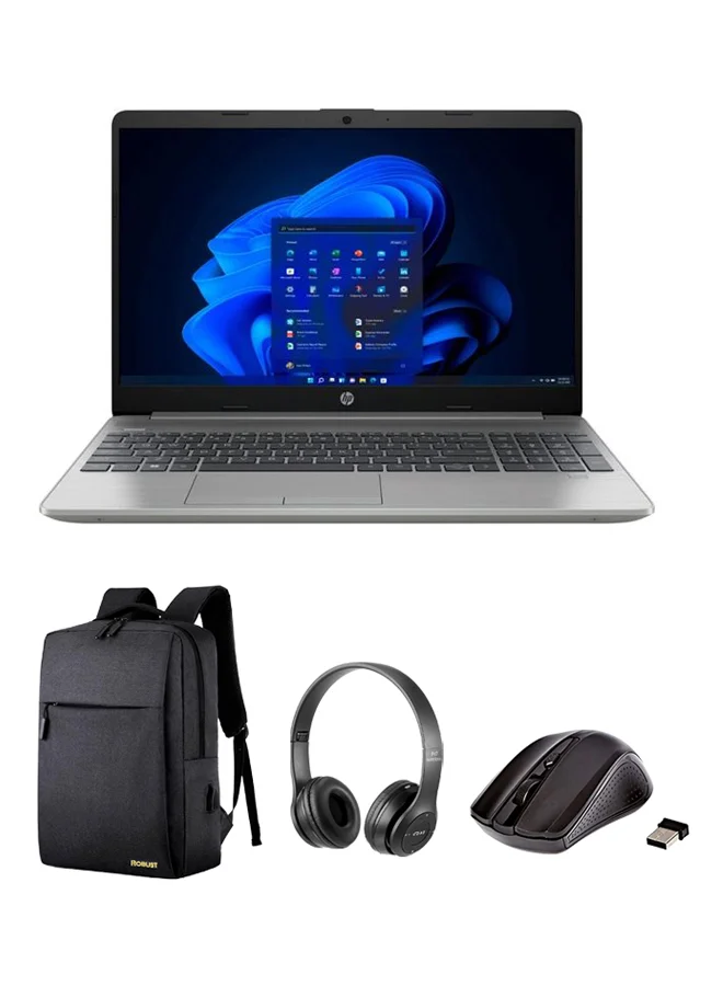 Premium 15.6-Inch Laptop Intel Celeron Processor 4GB RAM 128GB SSD Windows 11 English Keyboard (Silver, 15.6-Inch) 37knx