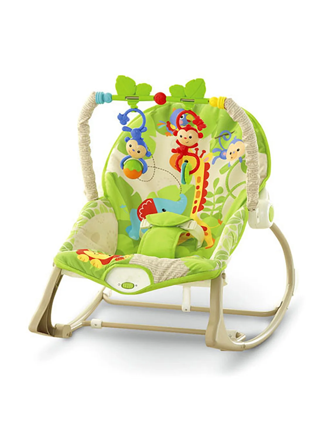 ibaby Portable Foldable Infant to Toddler Rocker with Vibrating Seat (Grey, 1 Unit) q4h3l