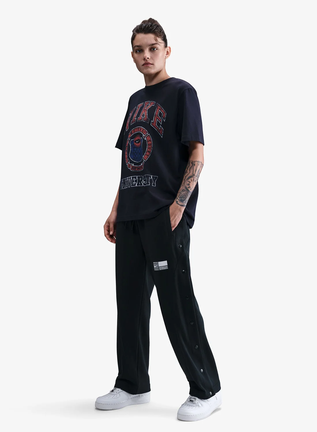 Athletic Fleece Tearaway Pants Premium Moisture-Wicking Seasonal Athletic Trousers (Black, Large) nof20