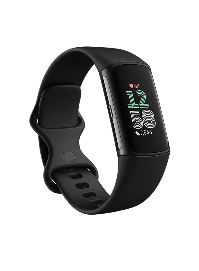 Advanced Fitness and Health Tracker with Heart Rate Monitoring (Black, One Size) 8alox