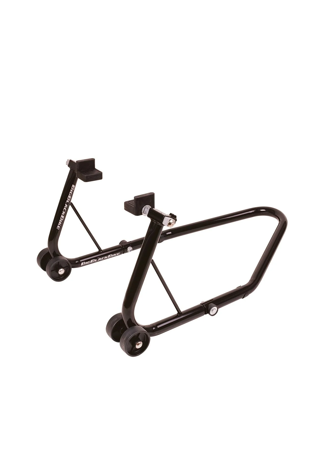 Premium Heavy-Duty Motorcycle Rear Paddock Stand (Black, Adjustable Width) rm4jl
