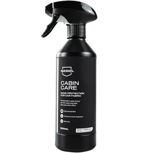 Nasiol Cabincare Nano Protection Fabric Protector for Car Interiors Water Repellent Stain Resistant Coating (500 mL) utm3u
