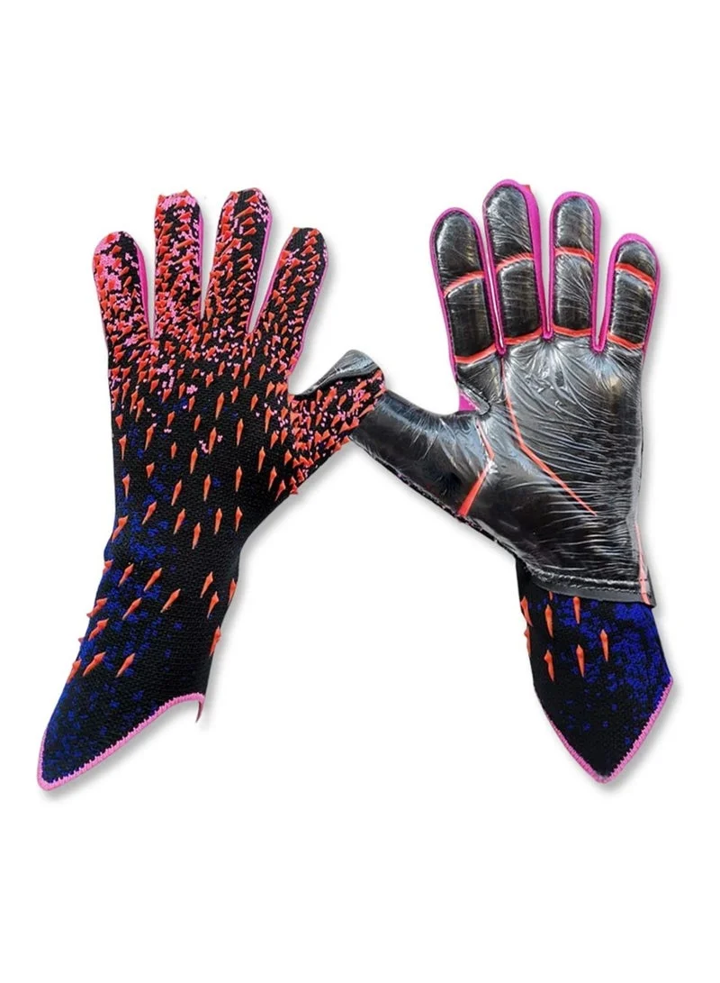 Bolivia's Kids Goalkeeper Gloves Professional Abrasion-Resistant Non-Slip Football Goalie Gear with Wrist Support (Size 6) 0j6ur