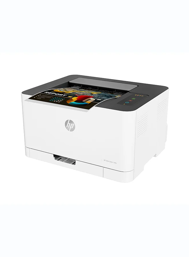Compact Color Laser Printer for Home and Office Professional Document Printing (White) 9lrat