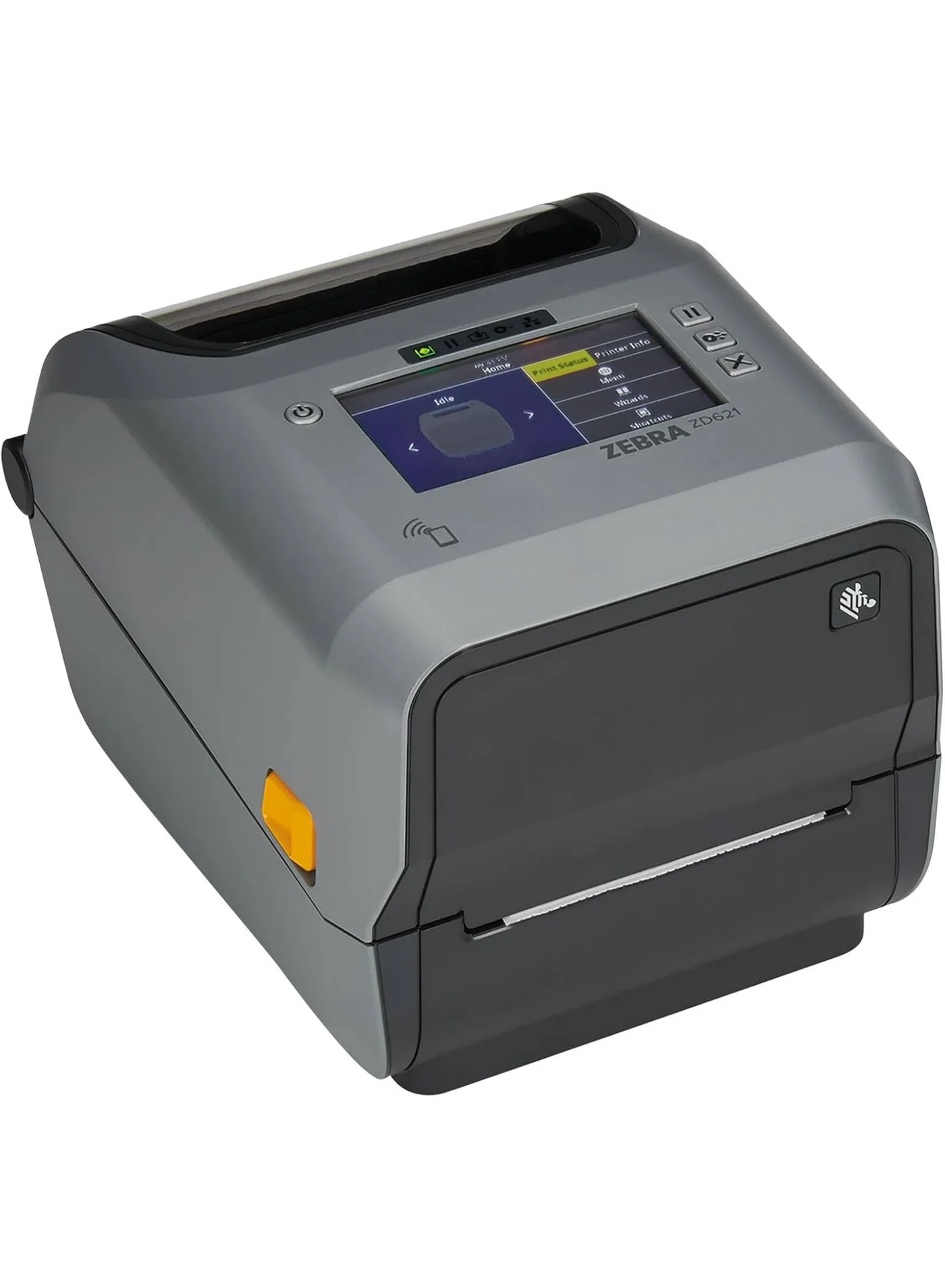 Premium Thermal Transfer RFID Label Printer with 4.3-inch Display, 203 DPI Resolution, Ethernet, Bluetooth & USB Connectivity (Gray) dvmp2