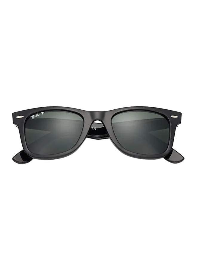 Premium Wayfarer Polarized Sunglasses UV Protection Classic Style (Black, 52 mm) nqwlz
