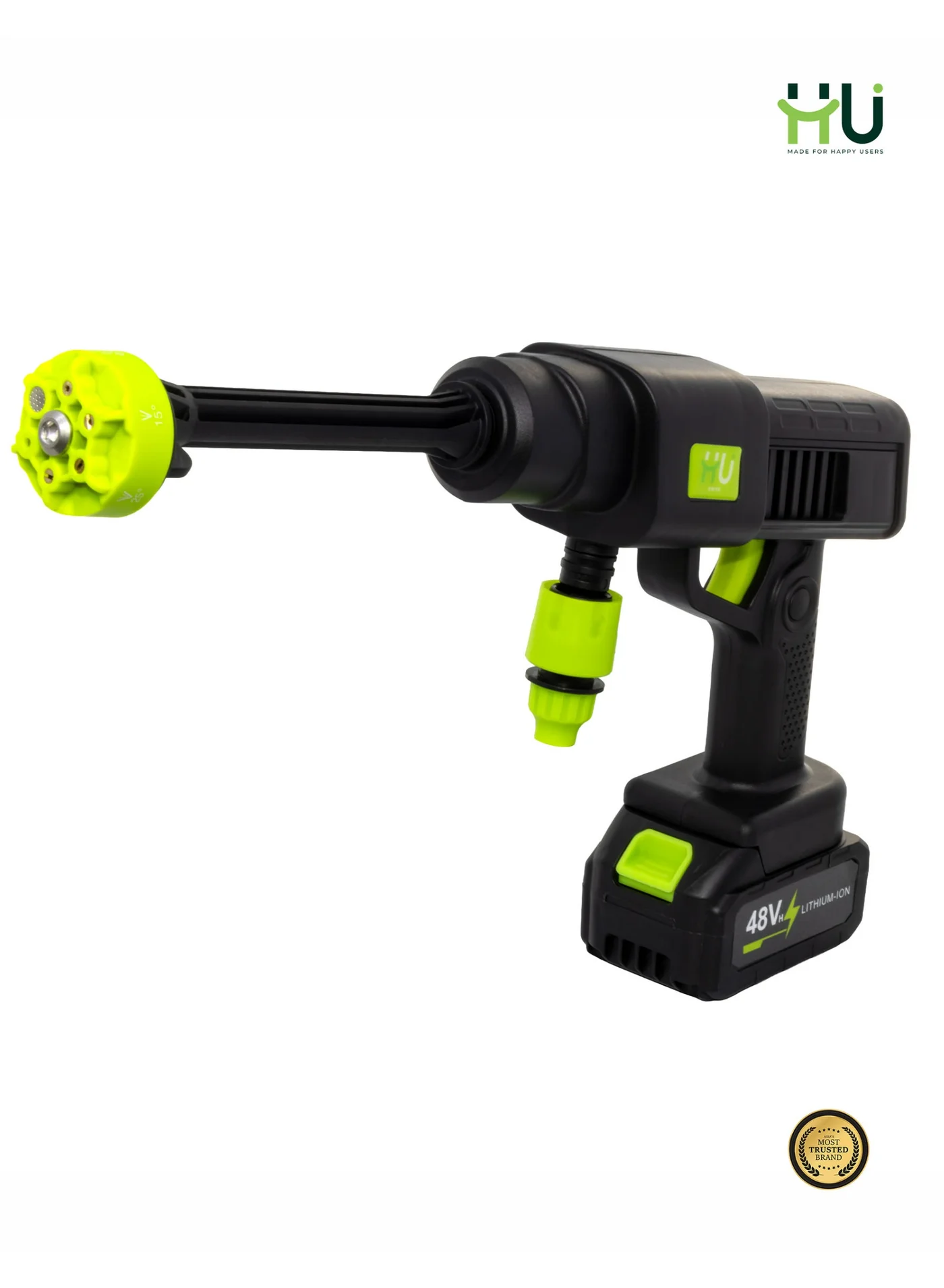 H U High Pressure Washer Gun Professional Power Water Spray Cleaner for Car Wash Garden and Patio Cleaning (Heavy Duty) xqh32